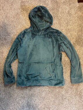 The North Face Women’s Fleece Hoodie Pullover Green Size Medium